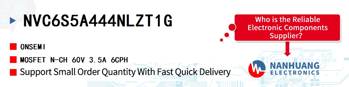 NVC6S5A444NLZT1G onsemi MOSFET N-CH 60V 3.5A 6CPH