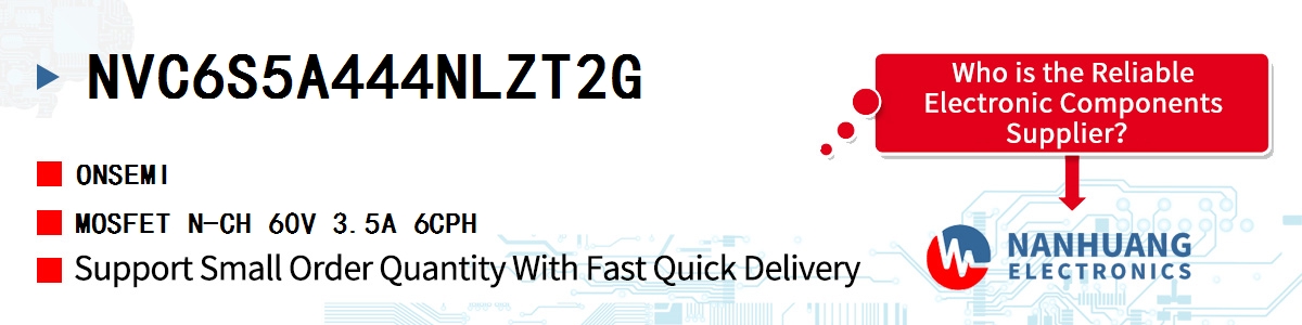 NVC6S5A444NLZT2G onsemi MOSFET N-CH 60V 3.5A 6CPH