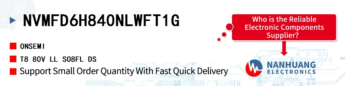 NVMFD6H840NLWFT1G onsemi T8 80V LL SO8FL DS