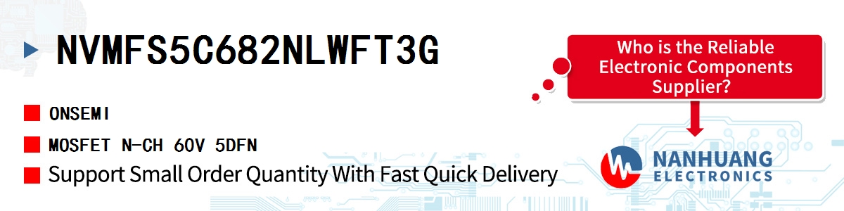 NVMFS5C682NLWFT3G onsemi MOSFET N-CH 60V 5DFN