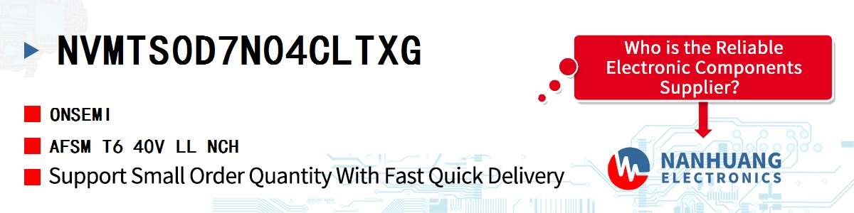 NVMTS0D7N04CLTXG onsemi AFSM T6 40V LL NCH