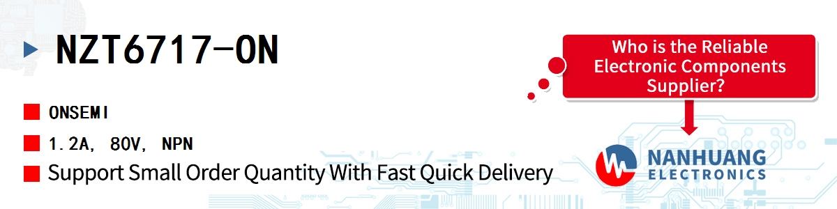 NZT6717-ON onsemi 1.2A, 80V, NPN