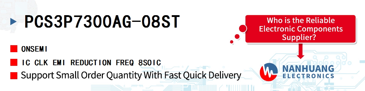 PCS3P7300AG-08ST onsemi IC CLK EMI REDUCTION FREQ 8SOIC