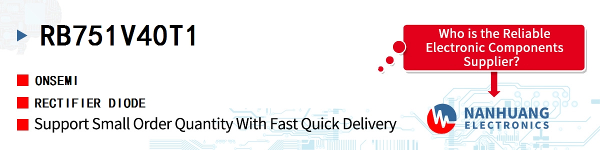 RB751V40T1 onsemi RECTIFIER DIODE