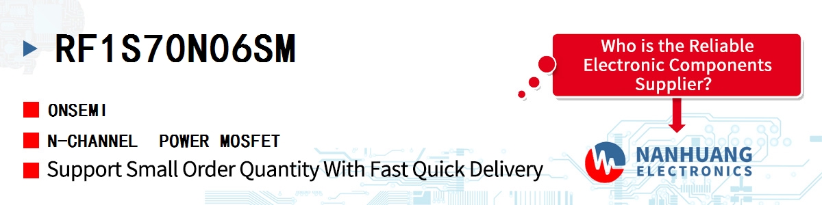 RF1S70N06SM onsemi N-CHANNEL  POWER MOSFET