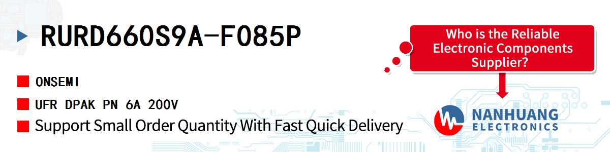 RURD660S9A-F085P onsemi UFR DPAK PN 6A 200V