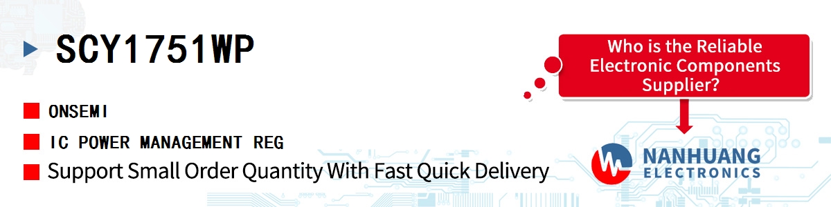 SCY1751WP onsemi IC POWER MANAGEMENT REG