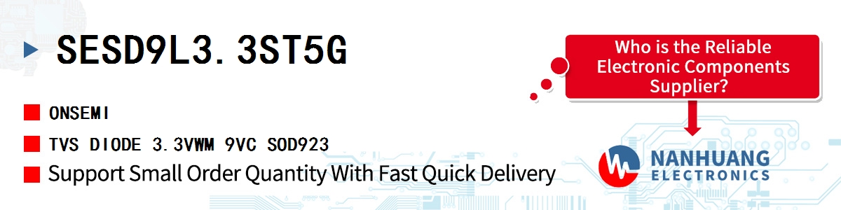 SESD9L3.3ST5G onsemi TVS DIODE 3.3VWM 9VC SOD923