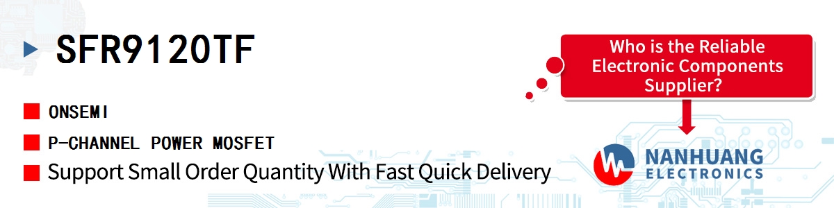 SFR9120TF onsemi P-CHANNEL POWER MOSFET