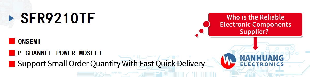 SFR9210TF onsemi P-CHANNEL POWER MOSFET