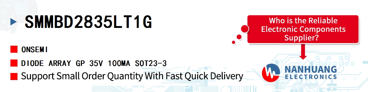 SMMBD2835LT1G onsemi DIODE ARRAY GP 35V 100MA SOT23-3