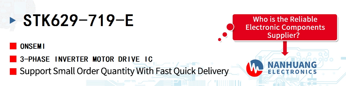 STK629-719-E onsemi 3-PHASE INVERTER MOTOR DRIVE IC