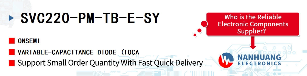 SVC220-PM-TB-E-SY onsemi VARIABLE-CAPACITANCE DIODE (IOCA
