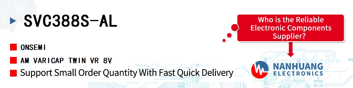SVC388S-AL onsemi AM VARICAP TWIN VR 8V