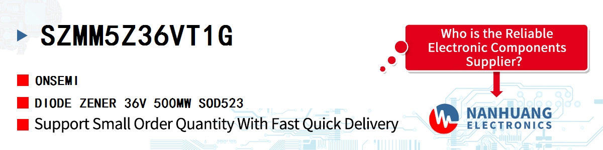 SZMM5Z36VT1G onsemi DIODE ZENER 36V 500MW SOD523