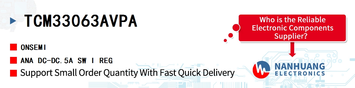 TCM33063AVPA onsemi ANA DC-DC.5A SW I REG