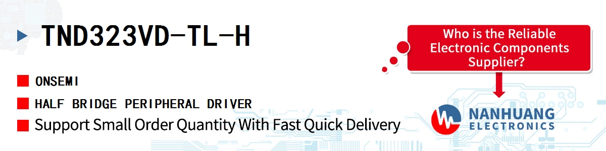 TND323VD-TL-H onsemi HALF BRIDGE PERIPHERAL DRIVER