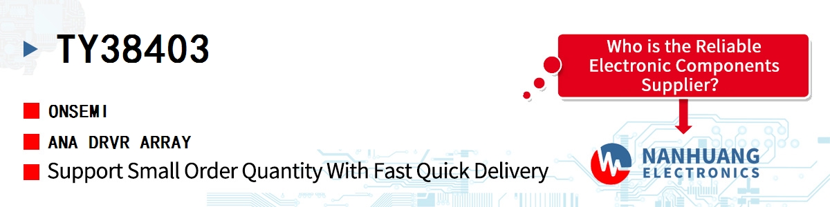 TY38403 onsemi ANA DRVR ARRAY